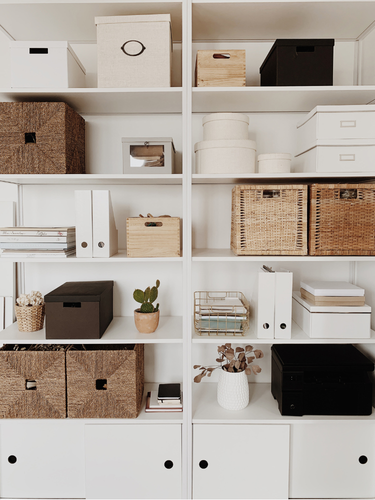 rangement et organisation d'éléments